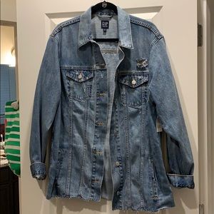 gap oversized icon denim jacket
